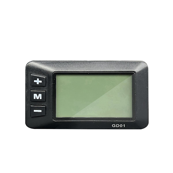 36V 48V El-cykel GD01 LCD-displaypanel med almindelig stik E-cykel displaymåler tilbehør