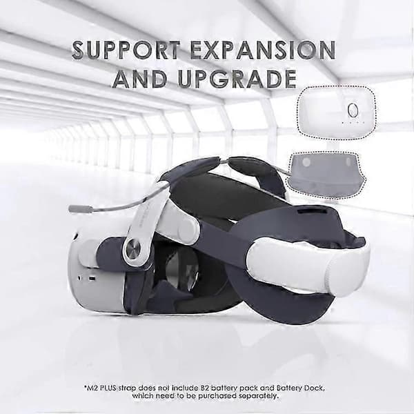 2025 BOBOVR M2 Plus Hovedrem Erstatning Elite Rem til Oculus Quest 2