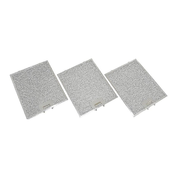 3 stk. Universal Kogepladeemhætte Fedtfilter A 320 x 260 mm Metal