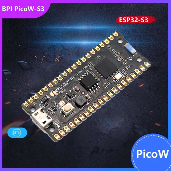 Banana Pi Pico W-s3 Esp32-s3 32-bit Lx7 Dual Core 240mhz Psram Flash Wifi Bluetooth kehitys