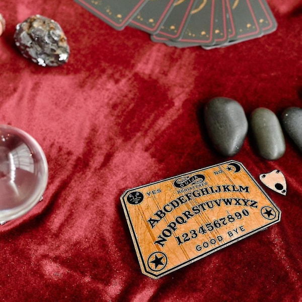 Käsintehty Ouija Board Puinen apuväline rauhalliseen kommunikointiin Sopii perhejuhliin