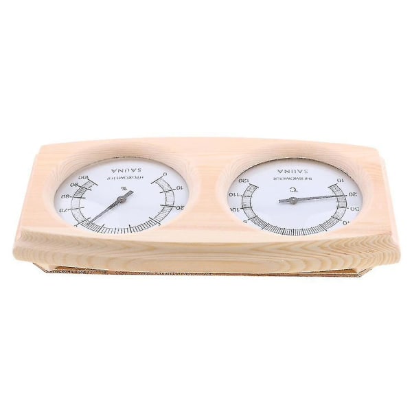 2 i 1 saunarum Trætermometer Hygrometer Damptemperatur fugtighedsmåler