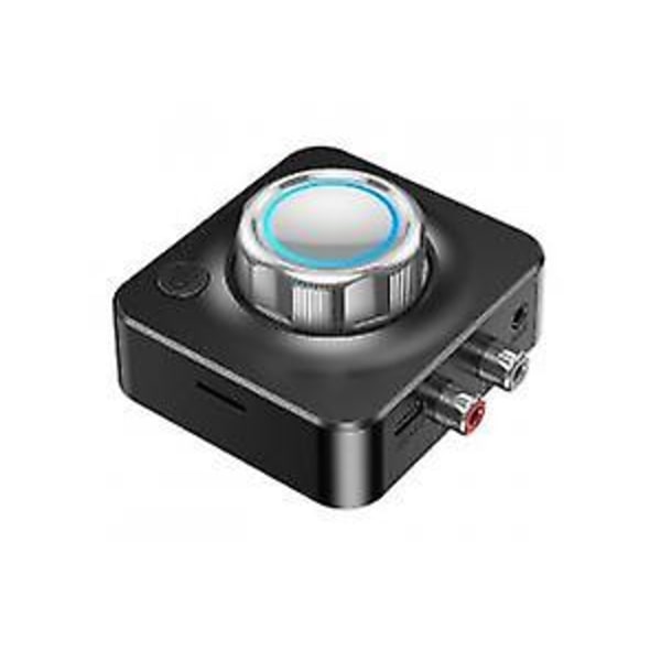 Bluetooth 5.0 lydmodtager med 3D surround sound - trådløs lydadapter med dobbelt tilslutning og automatisk tænding
