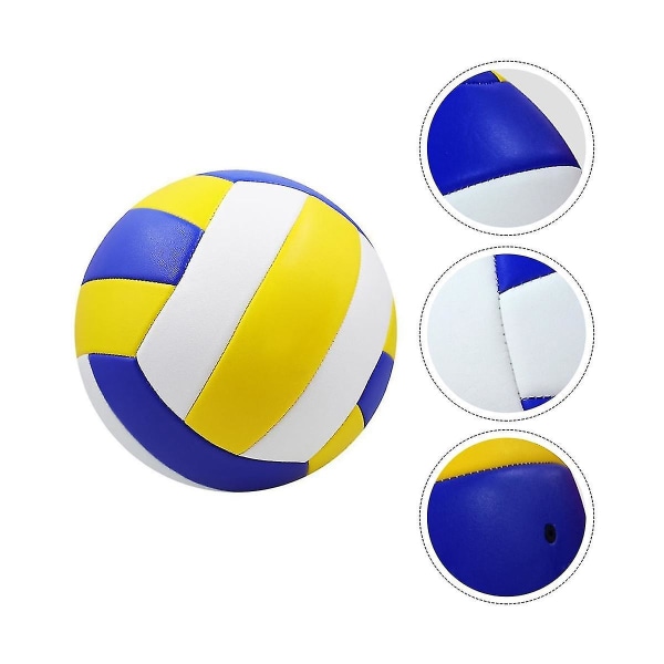 1 stk volleyball blød og nem at bære uigennemtrængeligt pvc professionelt spil volleyball strand udendørs I-yuyu