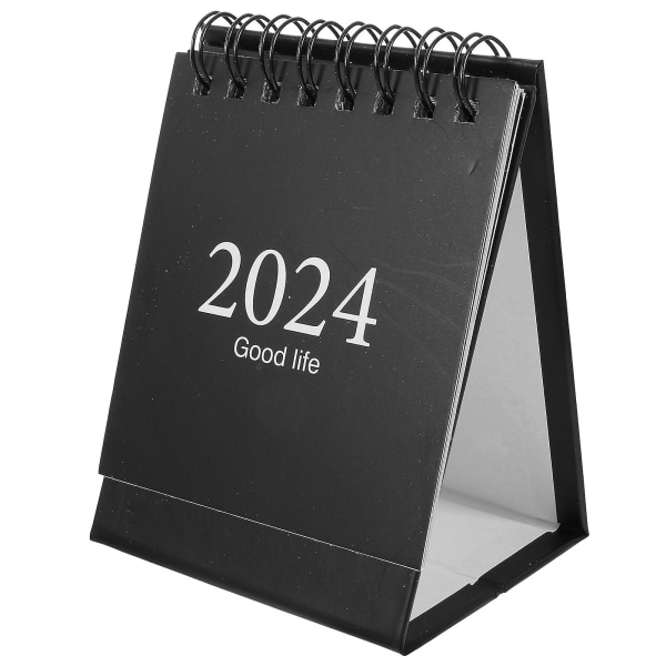 Minikalender 2024 Bordkalender Liten Kalender Liten Engelsk Kalender Ornament Dekorativ Skrivebords Kalender