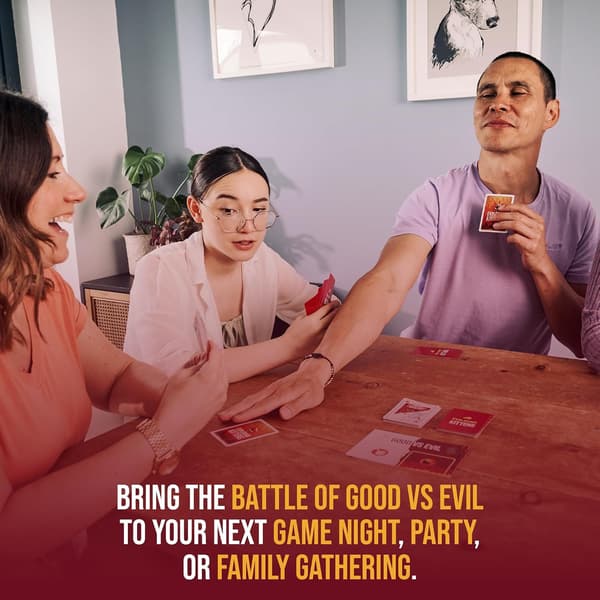 Exploding Kittens God vs. Evil - 2-5 Spillere - Aldre 7+ - Familiespil - Festligt Spil