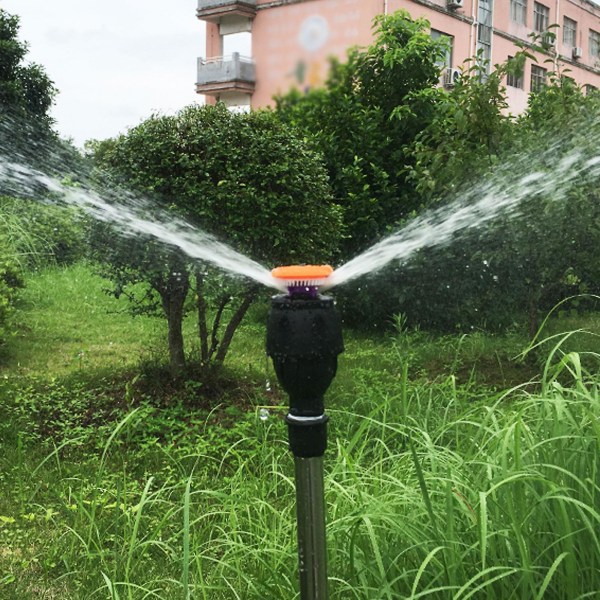 Roterende Tripod Sprinkler 360 Grader Automatisk Roterende Vanning Sprinkler, Impact Teleskopisk Tripod Sprinkler For Hage, Hage