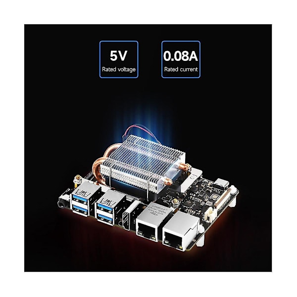För Visionfive2 CPU-tornkylfläkt U-format kopparrör CPU-kylfläkt