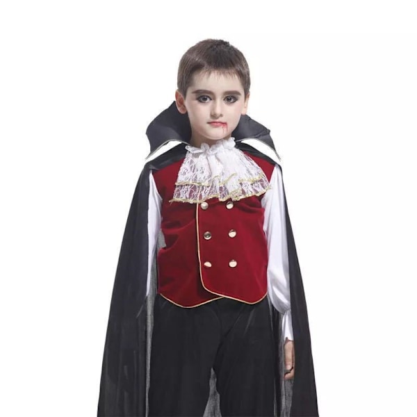 Halloween Børns Spøgelse Udklædningsbal Rolle Spil Vampyr Baron Kostume s