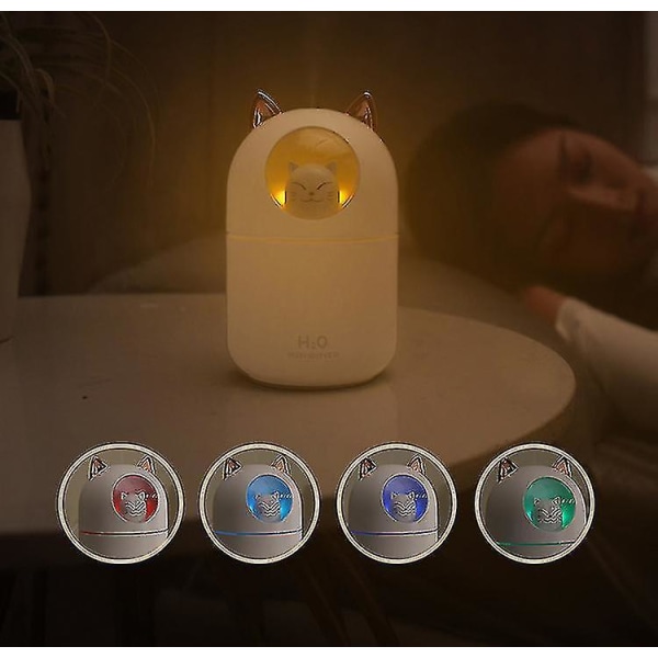 Lindo humidificador de aire Mini lámpara de noche uppladdningsbar aromaterapia creativa para el hogar