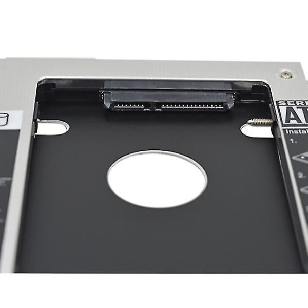 9,5 mm 2,5'' Sata Til Sata 2nd HDD Ssd Drive Caddy Adapter Tray Kit Kabinette Optisk driverbrønn for bærbar CD Dvd Rom Drive Bay