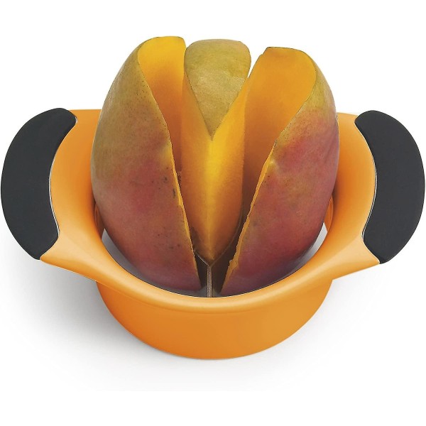 Good Grips - Mango Kutter - Fruktkutter i Rustfritt Stål - Oransje og Svart