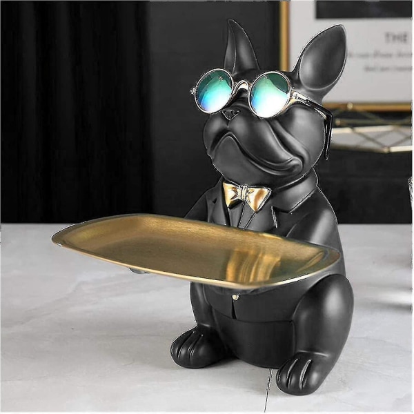 2024 Ny Bulldog med Bakke - Statue af høj kvalitet