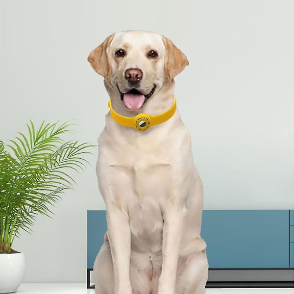 Pet Justerbar Silikone Halsbånd Tracker Puppy Hund Kat Beskyttelsesetui Cover