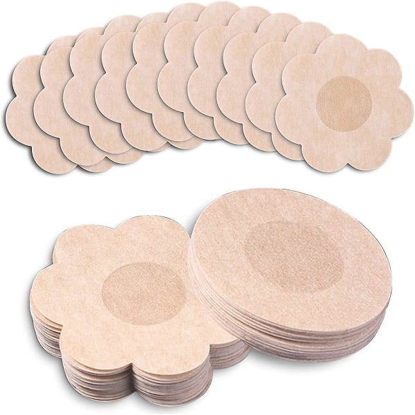 40 Pairs Nipple Covers Disposable Nipple Pasties Breast Petals Self-adhesive Nipple Stickers