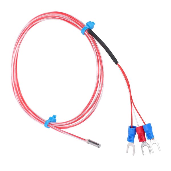 Vattentät PT100 Temperatursensor 3 X 20mm Termistorprob -50 till +300 (3m)
