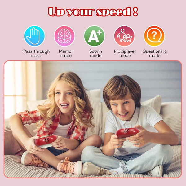 Light Up Fast Push Bubble Game Machine, Pop Fidget Toys Håndholdt Quick Push Game, Stress Relief Puzzle Game For Kids