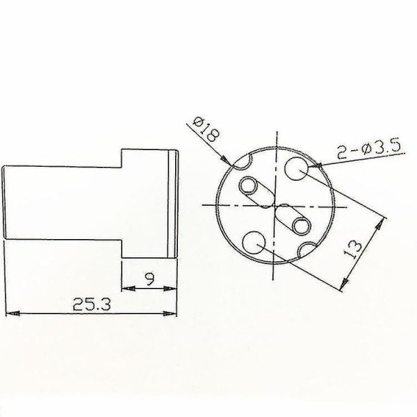 20 stykker G9 keramisk lampeholder, halogenlamper keramisk koblingssokke