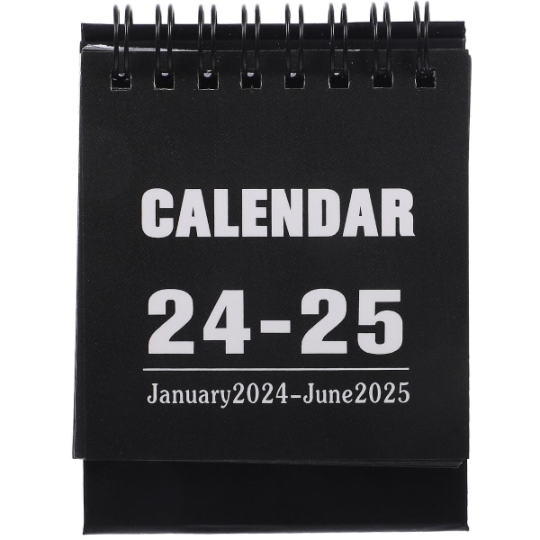 Skrivbordsminikalender 2024 Bordsskiva liten kalender Liten bordskalenderprydnad Kalender för hemmakontor