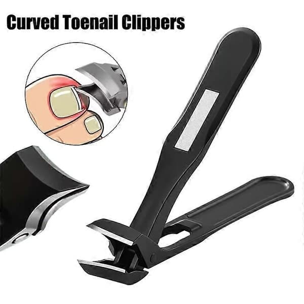 Grishay Gripmaster Pro, Vinklet negleklipper, Neglekuttertrimmer Black