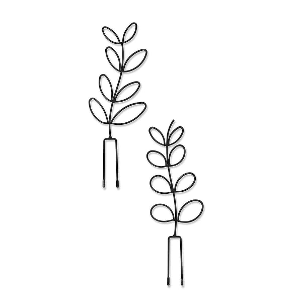 Sisäkasvien säleikkö Lehden muotoinen Puutarhasäleikkö kiipeilykasveille Metallilankavarsi ruukkukasveille