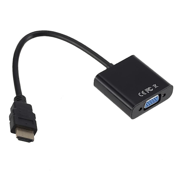 Hd 1080p HDMI til VGA Kabel Konverter Adapter Digital Analog til Tablet Laptop PC TV