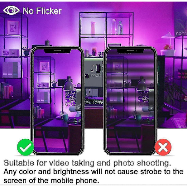LED-projektører til udendørs brug, 15 W Bluetooth Smart App-styring, farveskiftende RGB 100 W svarende til IP66, UK 3-stik, 2-pak