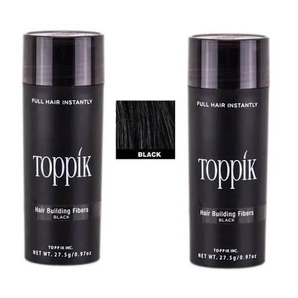 2x Toppik Stor - 27.5g - Sort - Sort