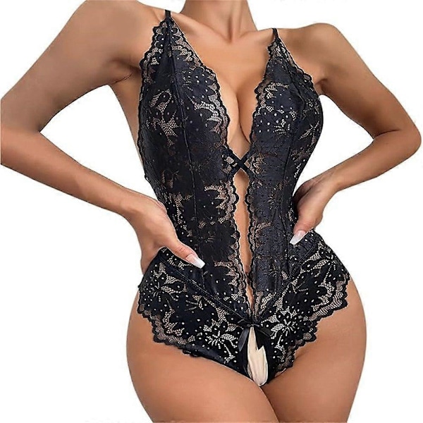 Korset BH sæt sexet undertøj sexede damer blonde hul kropsform forførende elegant charme