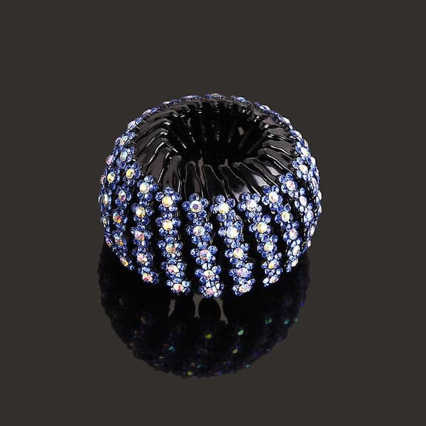 Jentefuglerede Hårklype Rhinestone Hår Fold Wrap Krystall Hår Bun Maker Hår