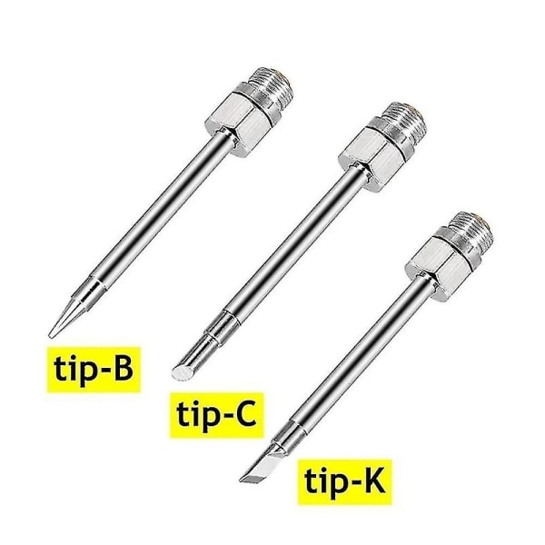 Loddekolbe med låg Mini5vGenopladelig(tip-bck sæt)