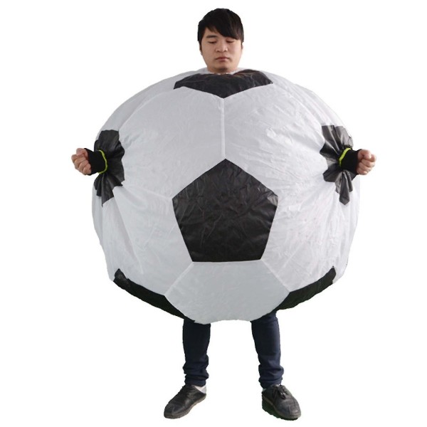 Hauskat jalkapallon puhalletut vaatteet aikuisten muoti-anime-hahmojen pukeutumispuku aktiviteettijuhlalavalle-YUHAO