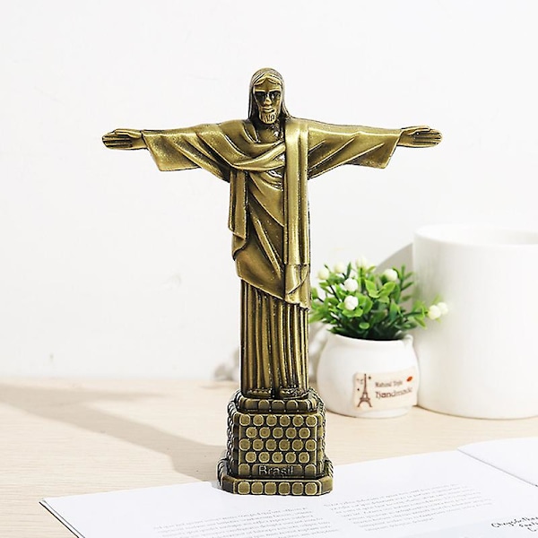 Metallista valmistettu käsityö Jeesus-malli Dekoraatio Brasilia Jeesus