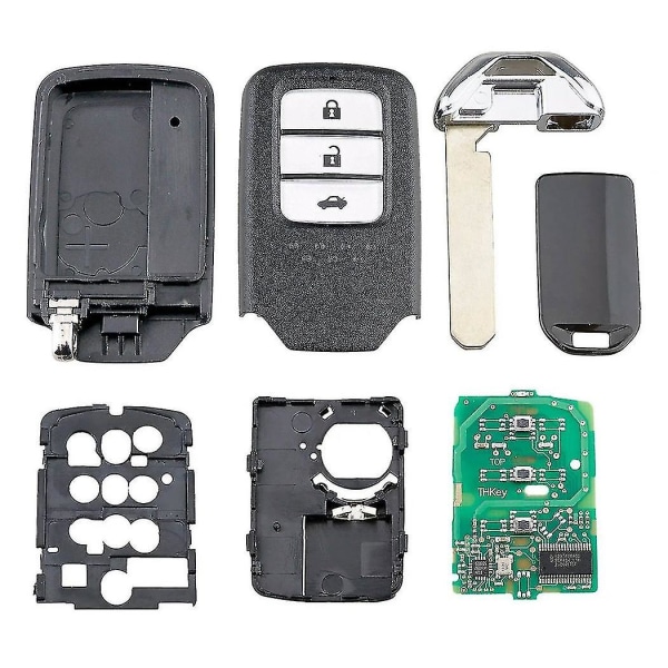 2xCar Smart Remote Key3 Button433mhz Id47Chip For City/jazz//grace2015Kr5v2x