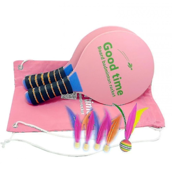 Badminton indendørs sportsketsæt med ketsjer shuttlecock
