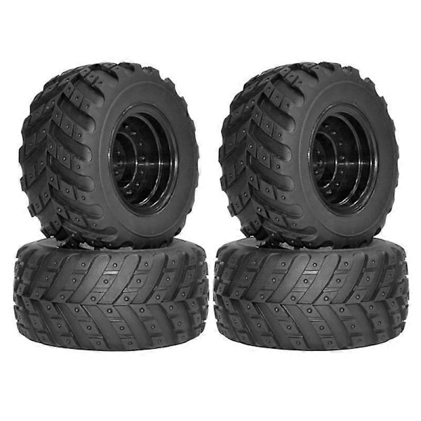 4 stk. 97 mm gummidekk hjul for HBX 901 901A 903 903A 905 905A 12813 1/12 RC Bil Reservedeler Oppgraderingsdeler