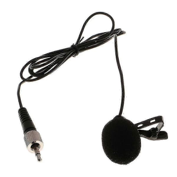 3,5 mm Lavalier Revers slipsenål Mikrofon Mic Til Sennheiser Sort