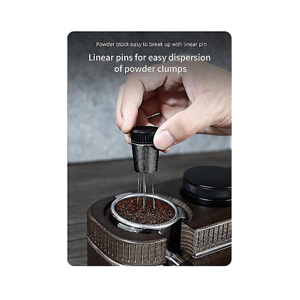 Kaffe Pulveromrører Nål Med Base Kaffe Pulveromrører Nål Kaffe Wdt Værktøj Sti