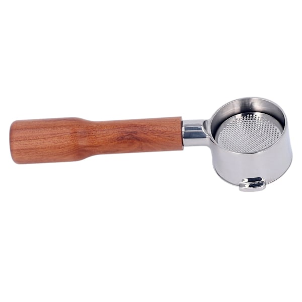 51mm Bottenlös Portafilter Rostfritt Stål för Delonghi ECO310 C1 - 2 Öron Röd