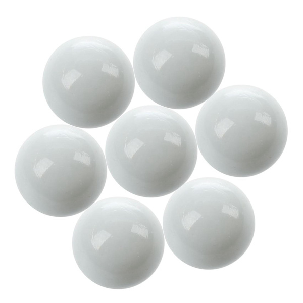20 stk Marmor 16mm Glas Marmor Knicker Glaskugler Dekoration Farve Nuggets Legetøj Hvid