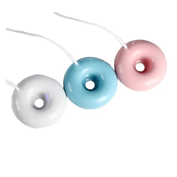 Mini USB Donut Luftfugtighedsføler Flydende Ultralydstøv Aroma Diffuser Kontor