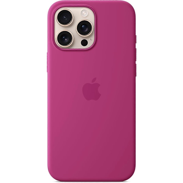 1 st Apple iPhone 16 Pro Max Silikonskal med MagSafe och Kamerakontroll - Fuchsia