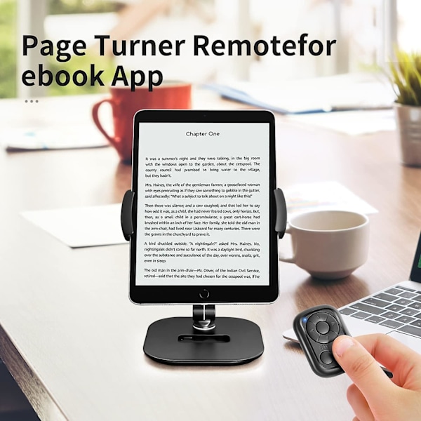 Tik Tok Bluetooth-fjärrkontroll, Tik Tok Scroll Remote Photograph Page Turner, kompatibel med Iphone, Android, Ipad