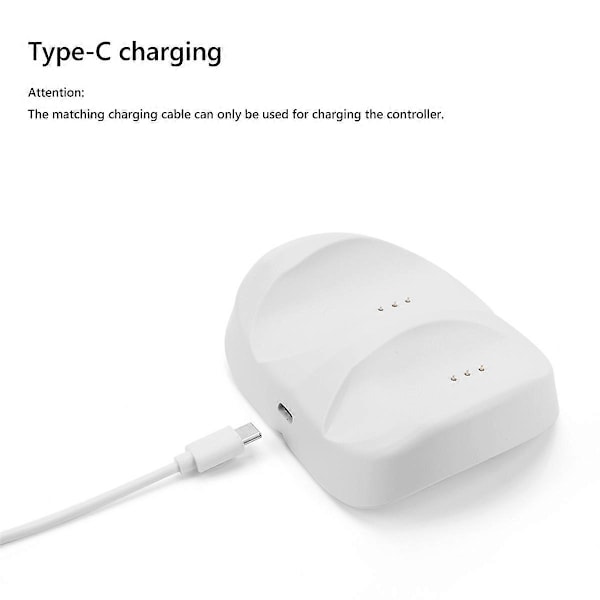 Laddningsstation med 2 Uppladdningsbara Batterier 20W Snabbladdning med LED-Indikator för 3/3