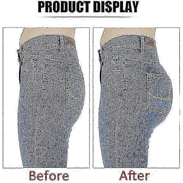 Buttløfter Shapewear til Kvinder, Sømløse Buttløfter Hofteforstærker Trusser, Åndbar Mavekontrol Body Shaper, Polstret Undertøj