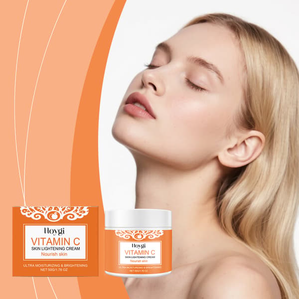 50g/ask Hoygi C-vitamin Ansiktskräm - Lätt konsistens, återfuktande daglig ansiktskräm.