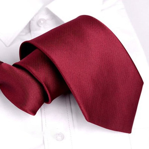 Herrslipsar Affärsformella slipsar Satin slipsar för mäns gåva