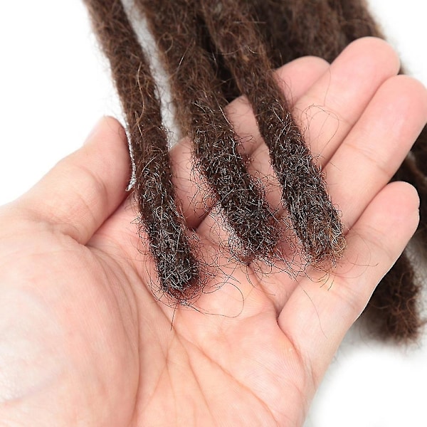 10 tum Krokade Hår Handgjorda Dreadlocks Syntetiskt Hår Locs Reggae Krokade Flätor Hårförlängning