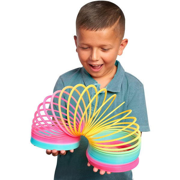 Elastisk trækring magisk cirkel regnbue cirkel legetøj børns voksen magi stor nostalgisk legetøjsstabling