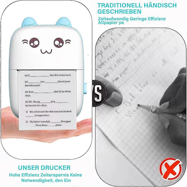 Termisk printer kompatibel med iOS Android Label Printer Effektiv mobil udskrivningsløsning